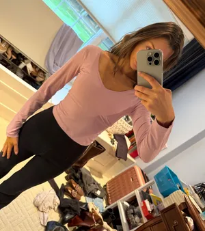 Lululemon Align Long Sleeve Shirt Pink Peony thumbnail 1