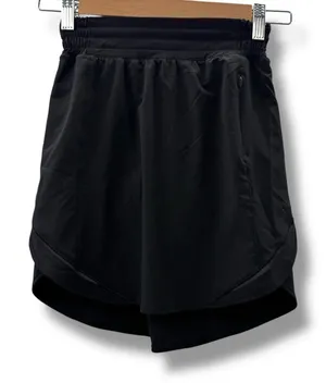Lululemon Hotty‎ Hot High-Rise Skirt *Long in Black Sz 0 thumbnail 1