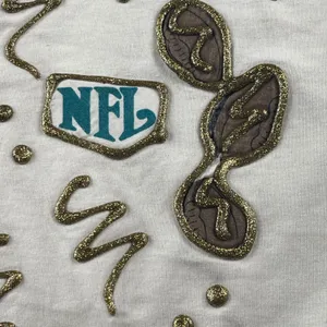 Vintage Miami Dolphins NFL Football Fan Homemade Tee Shirt‎ Adult Medium 50/50 thumbnail 8