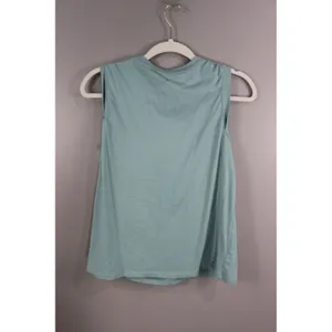 KUHL Tank Top Womens S Green Great V-Neck Sleeveless Logo Outdoor Cotton Blend thumbnail 5