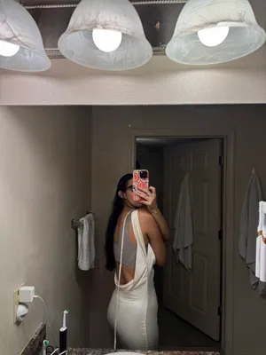 Satin Maxi Dress Size M thumbnail 2