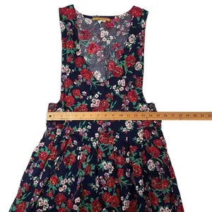 Vintage 80's‎ 90's Bryn Connelly 8 Floral Doilie Floral Print Cottage core Dress thumbnail 9