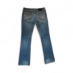Miss Me Blue Boot Cut Jeans with Embroidery sz 30 Y2K thumbnail 2