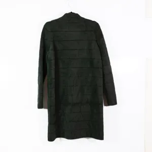 J. McLaughlin Faux Vegan Fur Collared Snap Button Jacket Coat Green XS thumbnail 4