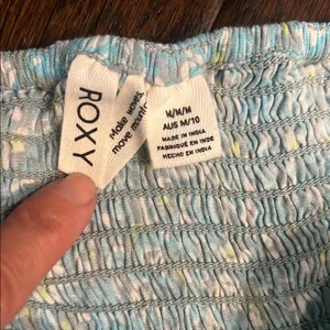 Roxy Strapless Blue and White Sundress thumbnail 2