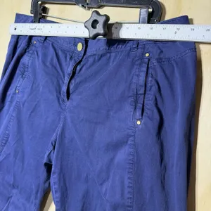 Chico's Women's Navy Utility Cargo Pants Size 25 Pull On‎ Stretch Casual Travel thumbnail 5