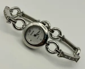 Rumours Silver Tone Stainless Steel Fashion Quartz Watch Working New Battery thumbnail 1