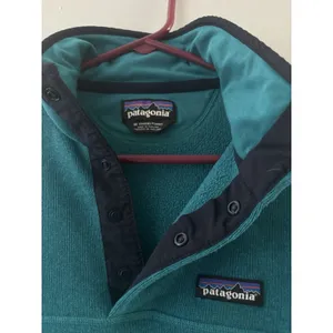 Patagonia Better Sweater 1/4 Snap Womens M Teal Blue Fleece Pullover 26010 thumbnail 3