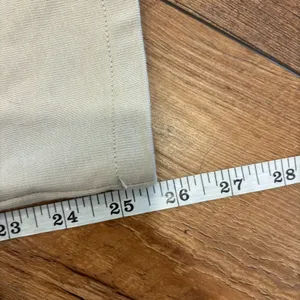 Zara Beige Slouchy Pull On Cotton Flowy Baggy Harem Drop Crotch Lounge Pants S thumbnail 9