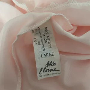 Miss Elaine Pink Sheer Lace Robe thumbnail 6