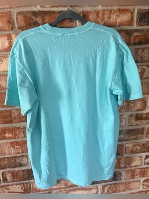 Comfort Colors Aqua 'Happy Looks Good On You' Graphic Tee thumbnail 3