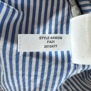 JCrew Cotton Stretch Slim Fit Poplin Shirt Womens 22 Button Up Blue Stripe AW239 thumbnail 9