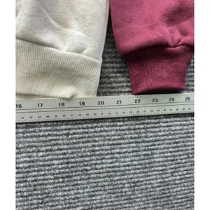 Edikted Womens Burgundy Grey Melange Raglan Bow Embroidered Fleece Hoodie XS thumbnail 8