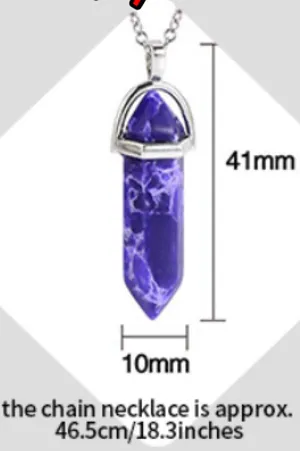 Chakra Crystal Necklace thumbnail 2