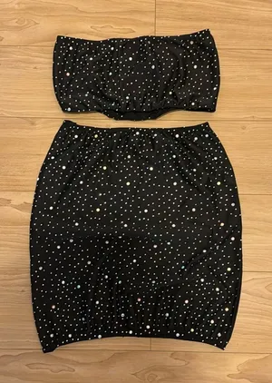 Leg Avenue Rhinestone 2 Piece Set thumbnail 1