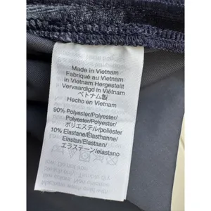 Madewell Velvet Butterfly Top Deep Navy Flutter Sleeve Blouse K4376 Women Small thumbnail 8
