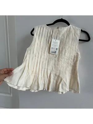 Sézane MOLLY Blouse - Ecru - Linen thumbnail 6