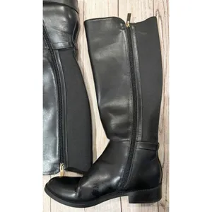 Tommy Hilfiger Women’s TWIZELLE-T Tall Riding Black Boots Size 7 thumbnail 5