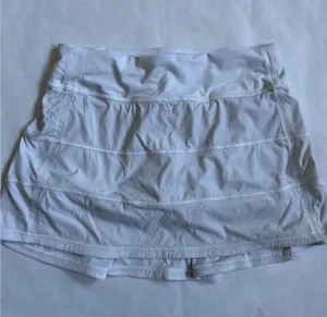 Lululemon Pace Rival Mid-Rise Skirt White thumbnail 1