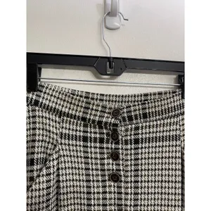 Free‎ People Posey Plaid Tapered Pants High Rise Dark Academia Trousers Size S thumbnail 5