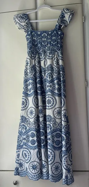 Blue Maxi Dress Size XS thumbnail 1