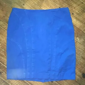 Banana Republic factory size 10 bright blue pencil skirt thumbnail 1