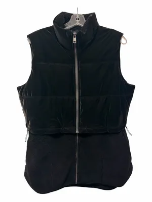 Spanx® Two-In-One Velour & Luxe Fleece Vest Large NWT thumbnail 3