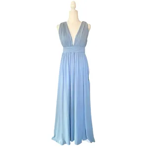 NWT Lulus Heavenly Hues Light Blue Maxi Dress Size Small thumbnail 3