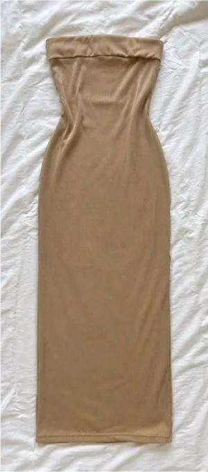 Pretty Garden Strapless Ribbed Maxi Dress | XS thumbnail 1