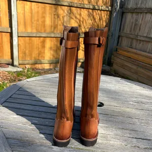 Knee High and Riding leather Boots- soft walk inara boots size 7.5‎ thumbnail 7