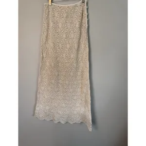 Agua Bendita Crochet Cream Tove Midi Skirt Womens Sz S $240 Swim Cover Up thumbnail 13