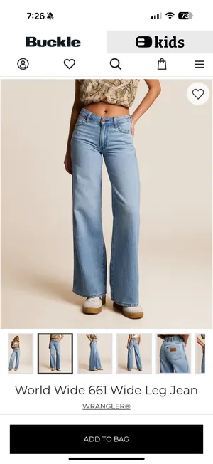 Wrangler Brand New World Wide Jeans thumbnail 3
