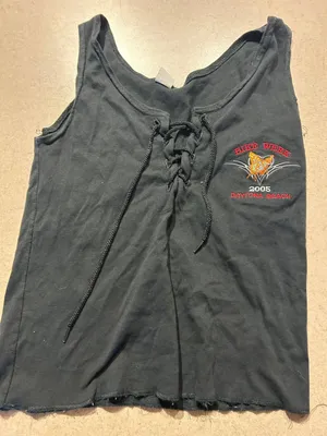 Vintage Motorcycle Top Black thumbnail 1