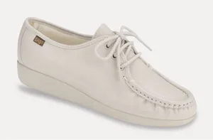 SAS Shoes Womens Siesta Lace Up Loafer Leather‎ Moccasin Comfort Pearl Size 9 N thumbnail 1