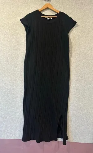 Revolve Callahan Black Cap Sleeve Maxi Dress Womens Size Medium G0788 thumbnail 2