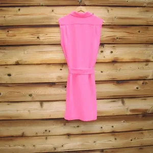 Amanda Uprichard Edith Mini Dress Hot Pink thumbnail 7