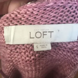 Loft Rose colored cotton blend lightweight feminine cardigan thumbnail 4