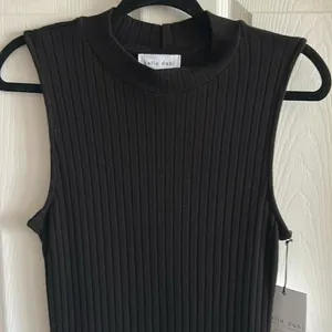 BELLA DAHL Old Money Boho-Chic Ribbed Sleeveless‎ Midi Dress Sz S Indie Sleaze Minimalist thumbnail 2