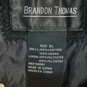 Y2K Black Suede Leather Jacket Oversized French Chic XL thumbnail 9