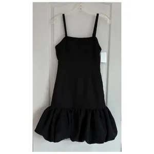 Chelsea28 Romy Womens XS Black Bubble Hem‎ Mini Dress Adjustable Straps thumbnail 10