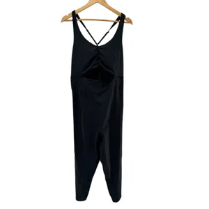 YPB Your Personal Best sculptLUX Black Ruched Cutout Tank Bodysuit Jumpsuit XXL‎ thumbnail 2