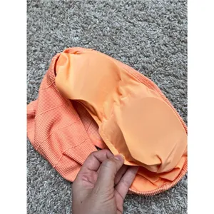 aerie Coral Textured Strapless Bikini Set thumbnail 8