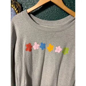 Lonely Ghost Gray Floral Limited Edition Crewneck Sz XL thumbnail 2