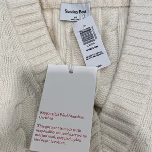 NWT Sunday Best Sz XS Winston Cable Knit Sweater Vest Merino Wool Cropped Preppy thumbnail 5