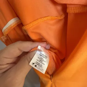 Iris Dress Orange Slip Long Dress Size Small Preowned thumbnail 14