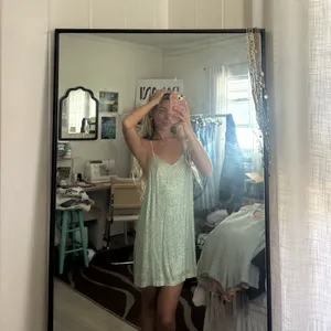 Sparkle Turquoise Party Dress thumbnail 4