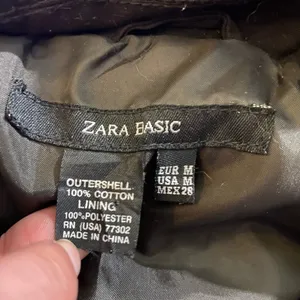 Zara Basic Women's Belted Trench-Style Jacket Dark Brown M thumbnail 3