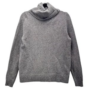 J‎ Crew Lambswool Turtleneck Sweater Gray Medium thumbnail 1