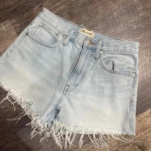 Madewell light wash denim‎ size 24 shorts thumbnail 1