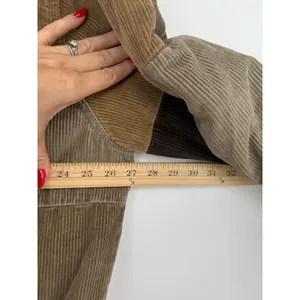 Urban Outfitters BDG Patchwork Corduroy Harrington Jacket Brown Colorblock L thumbnail 9